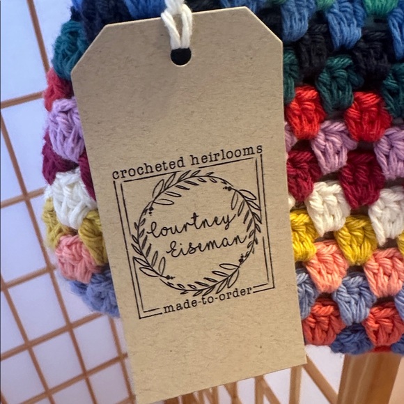 Multicolor Crochet Crossbody Bag - Picture 6 of 8